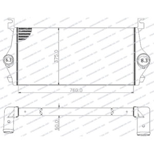 INTERCOOLER FORD F-100 99=> XLT DUTTY