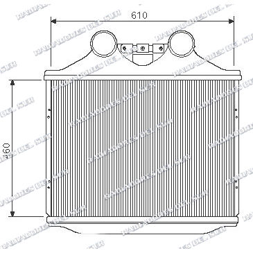 INTERCOOLER M.BENZ L 712/914/1215/OF1417 *ORIG.*