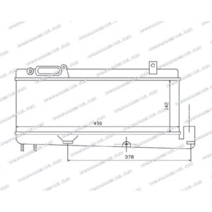 INTERCOOLER PEUGEOT 405 TD 93=>/306 TD