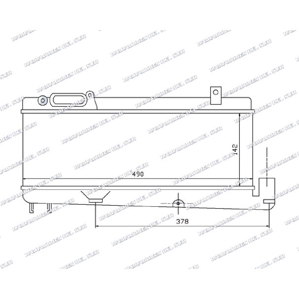 INTERCOOLER PEUGEOT 405 TD 93=>/306 TD