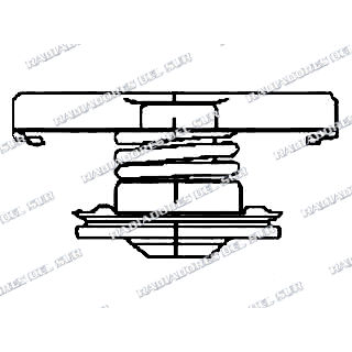 TAPA RADIADOR DE AGUA D 38x11.5 13 Lbs.