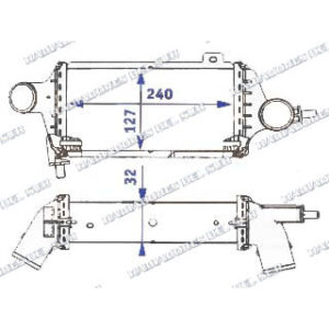 INTERCOOLER CHEVR.VECTRA 2.0 92=>
