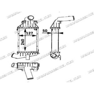 INTERCOOLER CHEVR.ASTRA 1.7 TD 98/2000