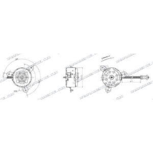 MOTOR ELECTROV.VW POLO 99 10T20 (CH. DER) "VALEO"