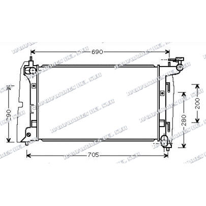 RAD.TOYOTA COROLLA 2001=>CAJA AUT.