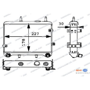 RAD.ACEITE M.BENZ W210 E-CLASS 200/420 9
