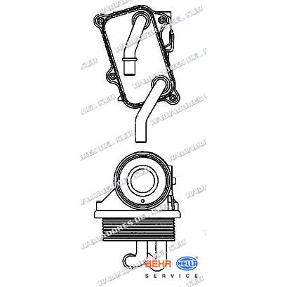 RAD.ACEITE M.BENZ W210 E-CLASS 240/280/3
