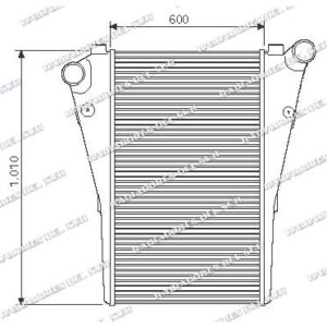 INTERCOOLER M.BENZ LS 1634/45