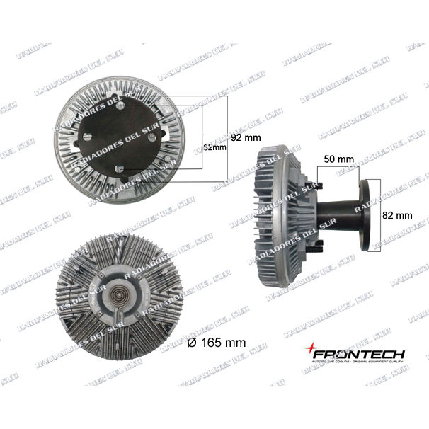 EMBRAGUE VISCOSO M.BENZ L-1218/1418/1620/LS1622