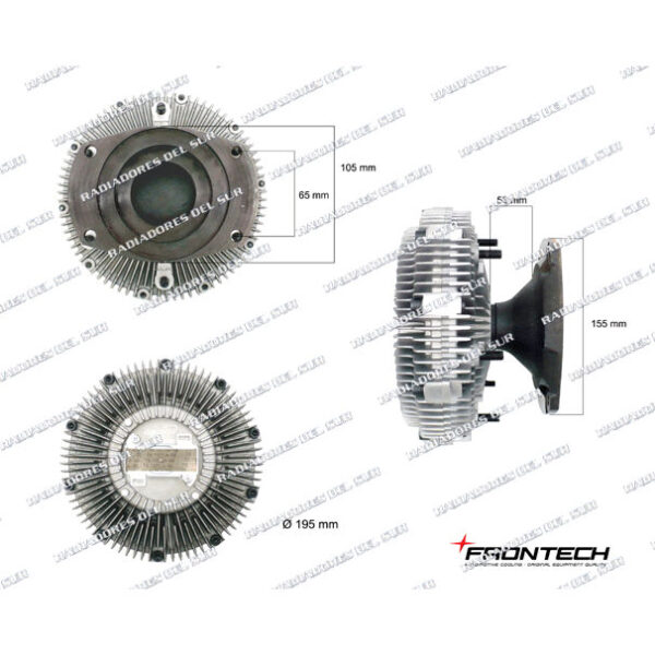 EMBRAGUE VISCOSO IVECO EURO TRAKER TECTOR 170 E21/