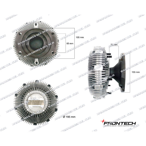 EMBRAGUE VISCOSO IVECO EURO TRAKER TECTOR 170 E21/