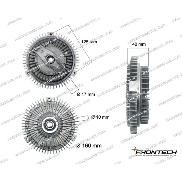 EMBRAGUE VISCOSO M.BENZ SPRINTER 311/313/411