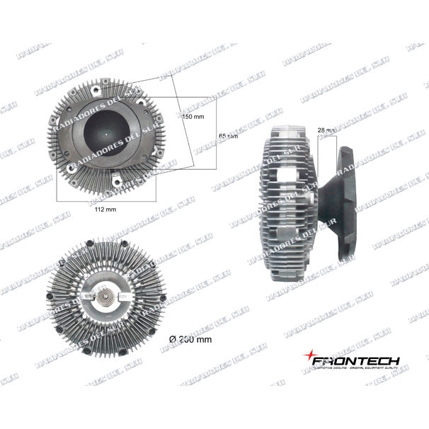 EMBRAGUE VISCOSO SCANIA 112 / 113