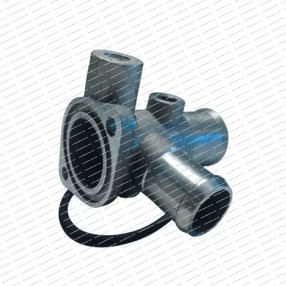 CONECTOR AGUA VW GOL/POINTER (2 BOCAS DIFERENTES)